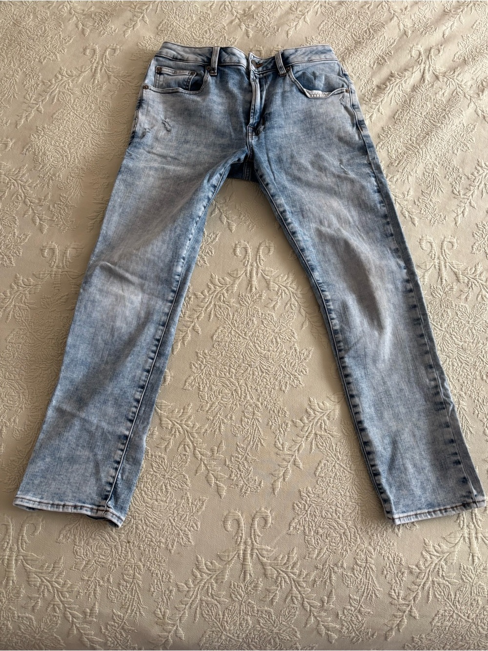 American Eagle Outfitters Jeans Light Wash Slim Straight Jeans Men’s 34x30 EXC
